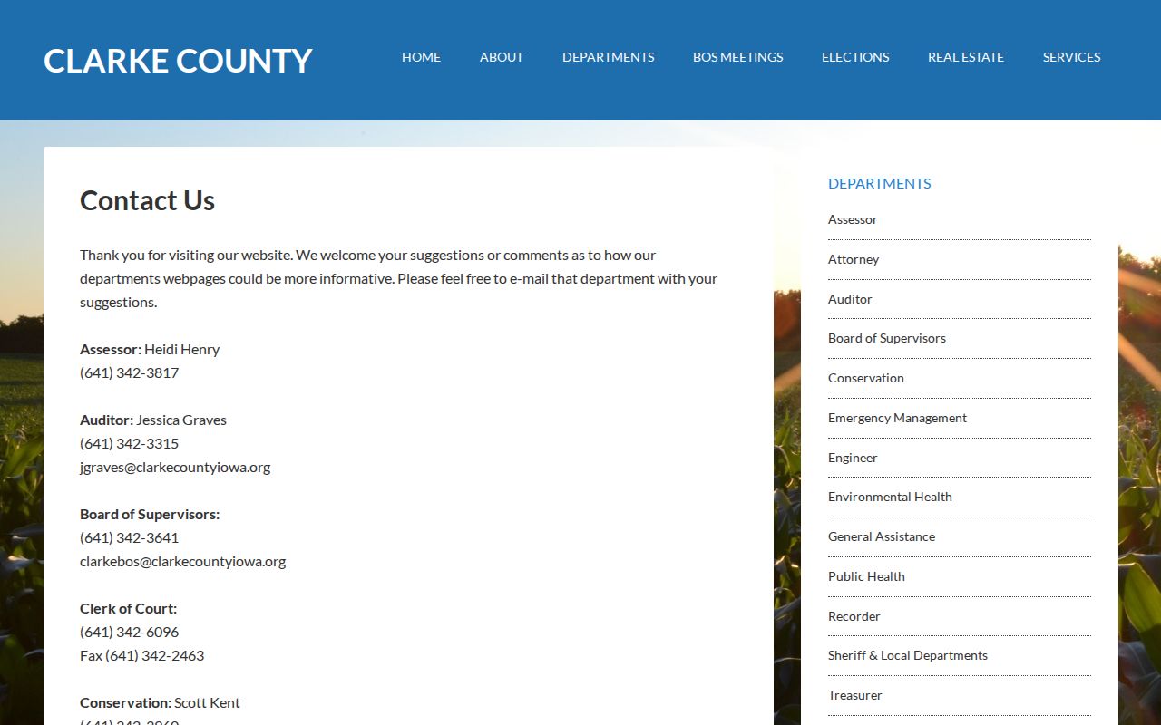 Clarke County criminal history office directory