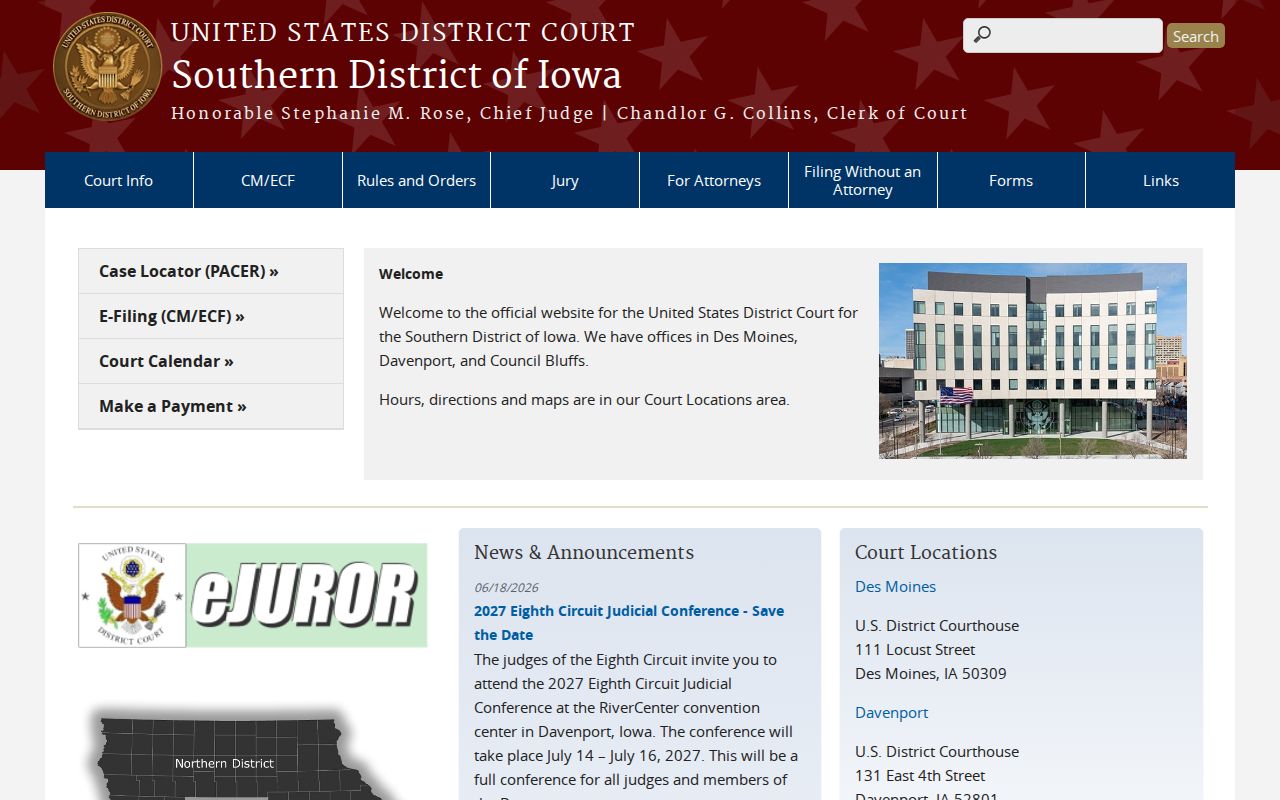 Clarke County federal criminal court records